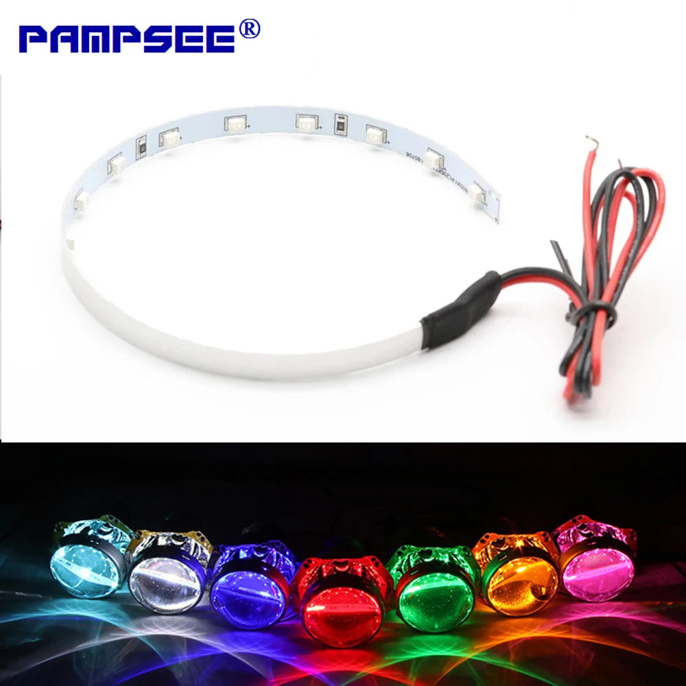 LED Devil Eyes DRL Module – Projector Lens Retrofit, 6 Colors