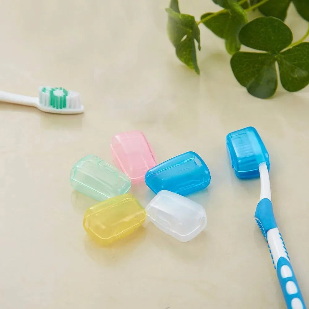 5-Pack Portable Toothbrush Cover Caps for Travel & Camping