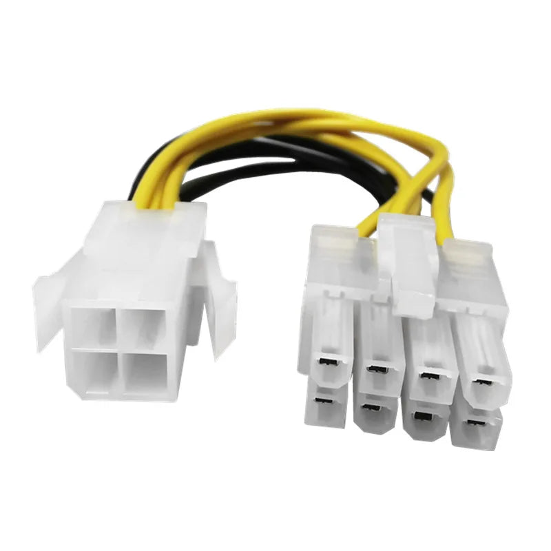 ATX 4-Pin to 8-Pin EPS CPU Power Extension Adapter Cable