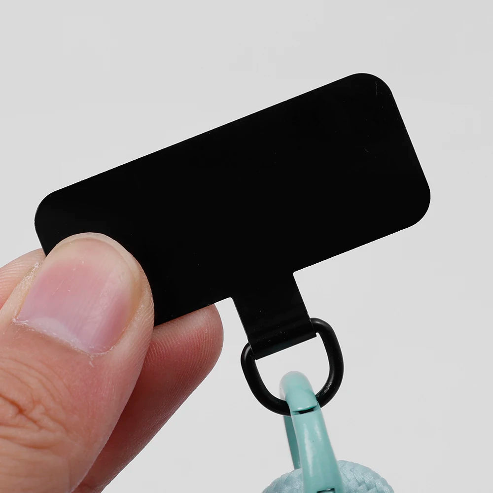 Stainless Steel Phone Lanyard Patch Clip | Anti-Drop Tab