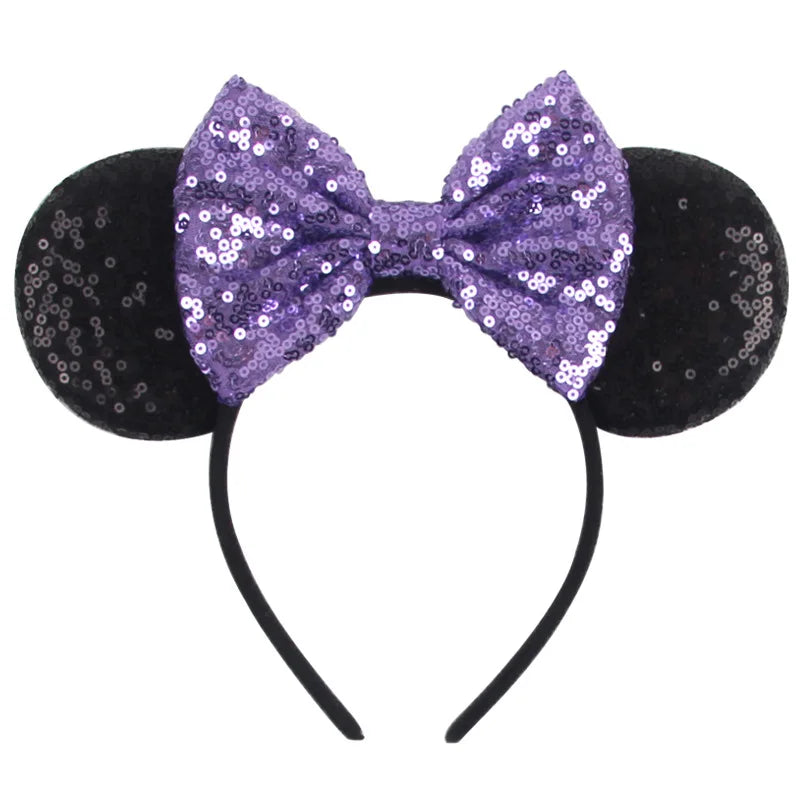 Mouse Ears Headband with 5" Bow | Party & Festival Hair