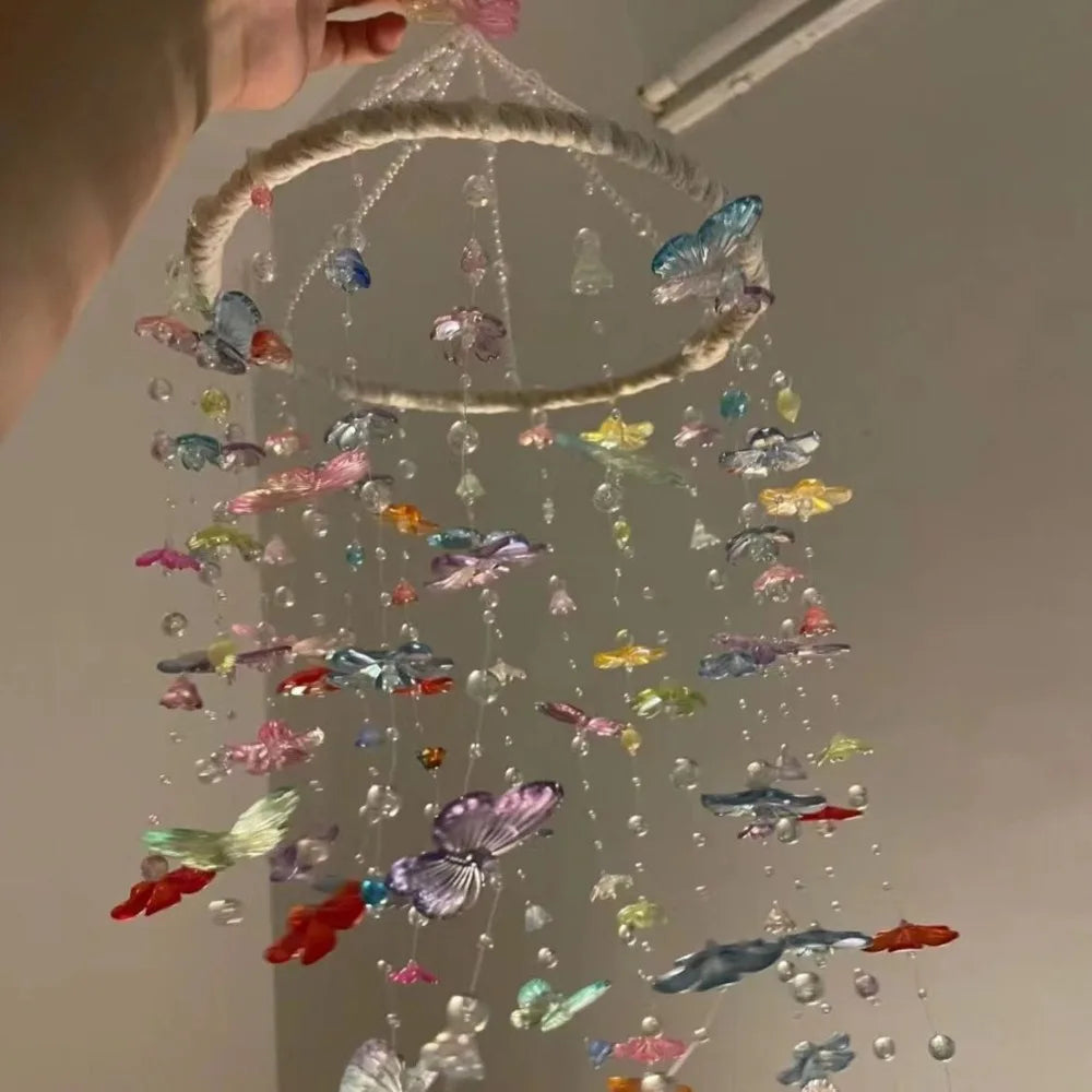DIY Koi Butterfly Wind Chimes Kit | Handmade Hanging Decor
