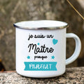 Merci Maître Enamel Mug | Teacher Gift Coffee Tea Cup 360ml