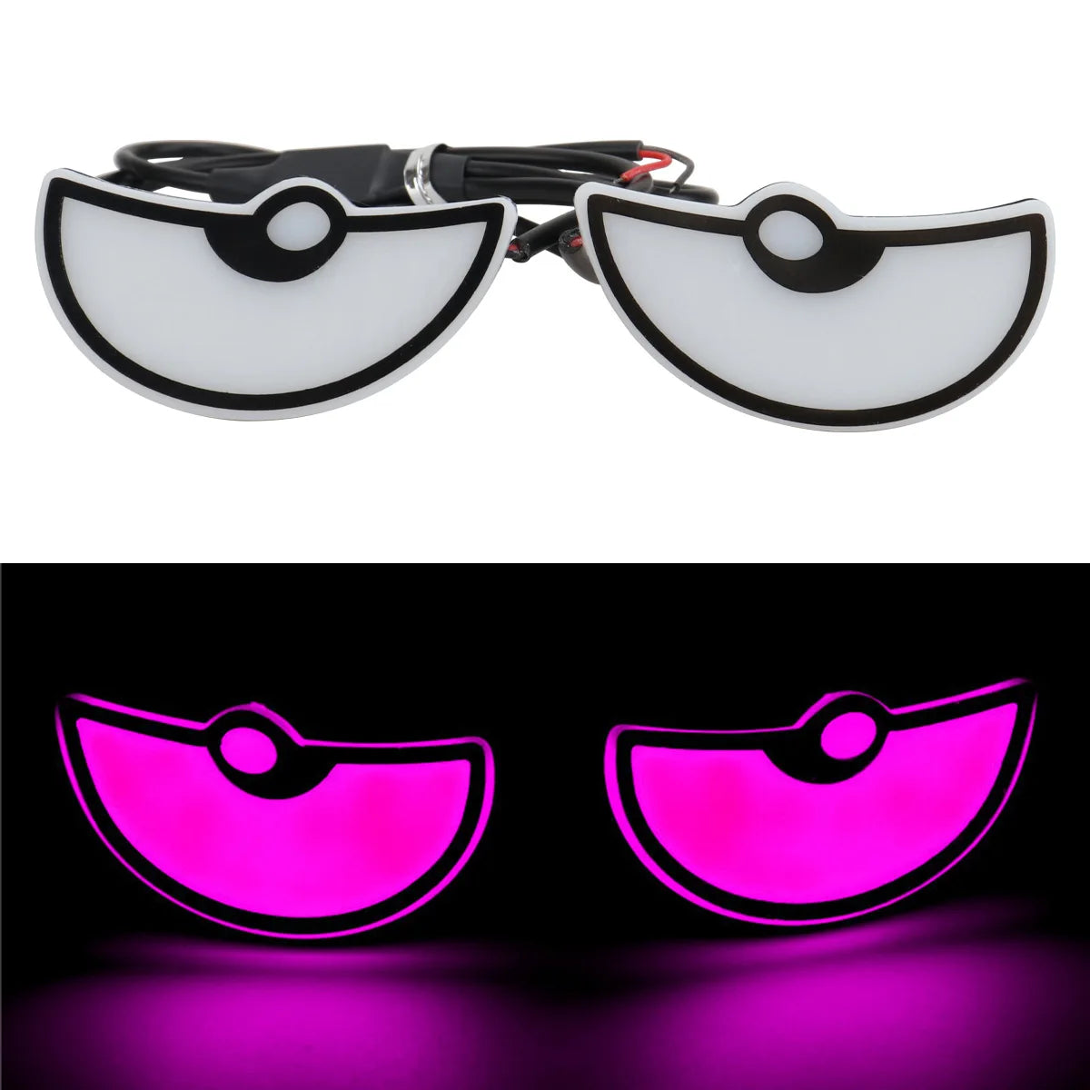2-Pack LED Demon Eye Headlight Accent Lights – Car & Motorcycle