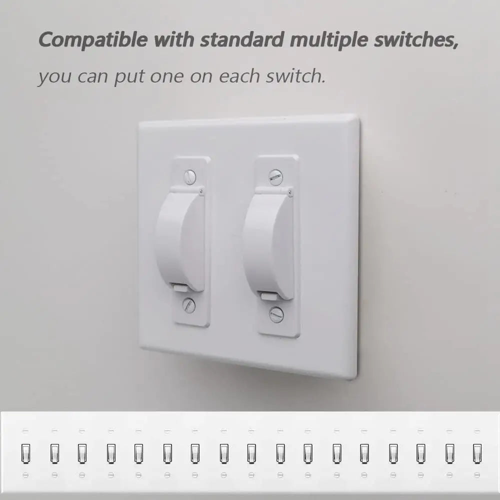 Child-Proof Wall Switch Guard Cover – 2-Pack Safety Lock