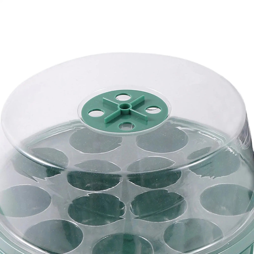13-Cell Seed Starter Tray Kit with Humidity Dome – 2-Pack