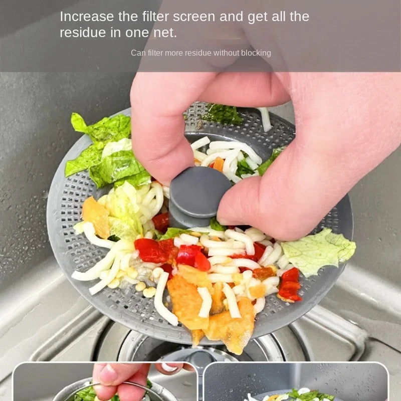 Bounce Core Sink Drain Strainer – Stainless Steel Stopper