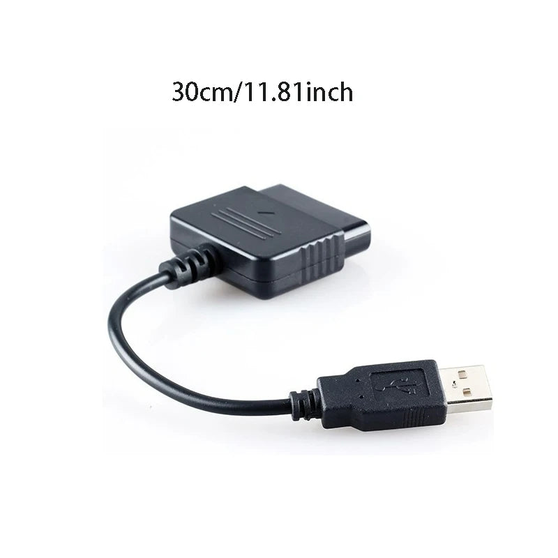 PS2 to PS3 & PC USB Gamepad Converter Cable | Controller Adapter