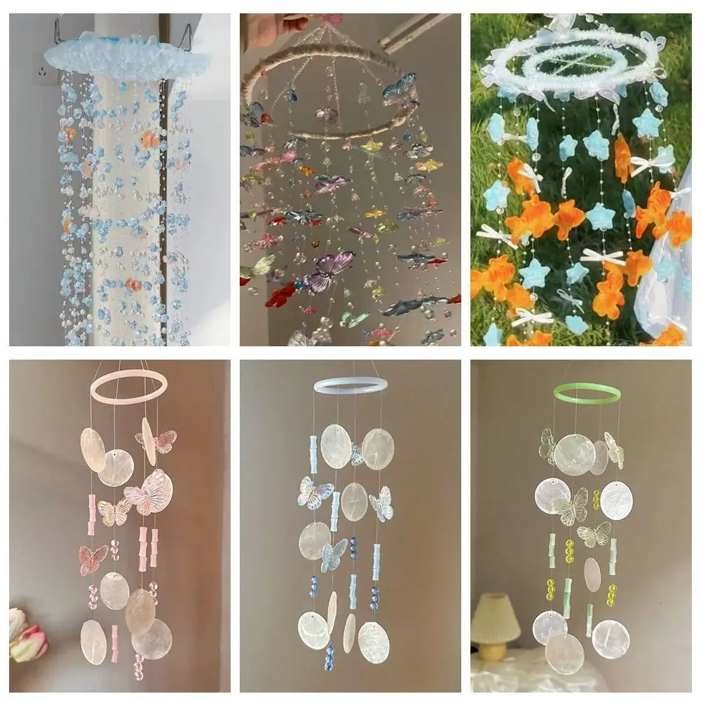 DIY Koi Butterfly Wind Chimes Kit | Handmade Hanging Decor