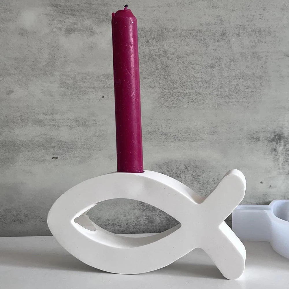 Fish Shape 3D Silicone Mold – DIY Candle, Resin & Plaster