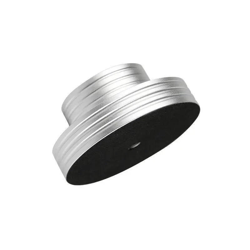 Aluminum LP Vinyl Record Stabilizer with Bubble Level | 33/45 RPM