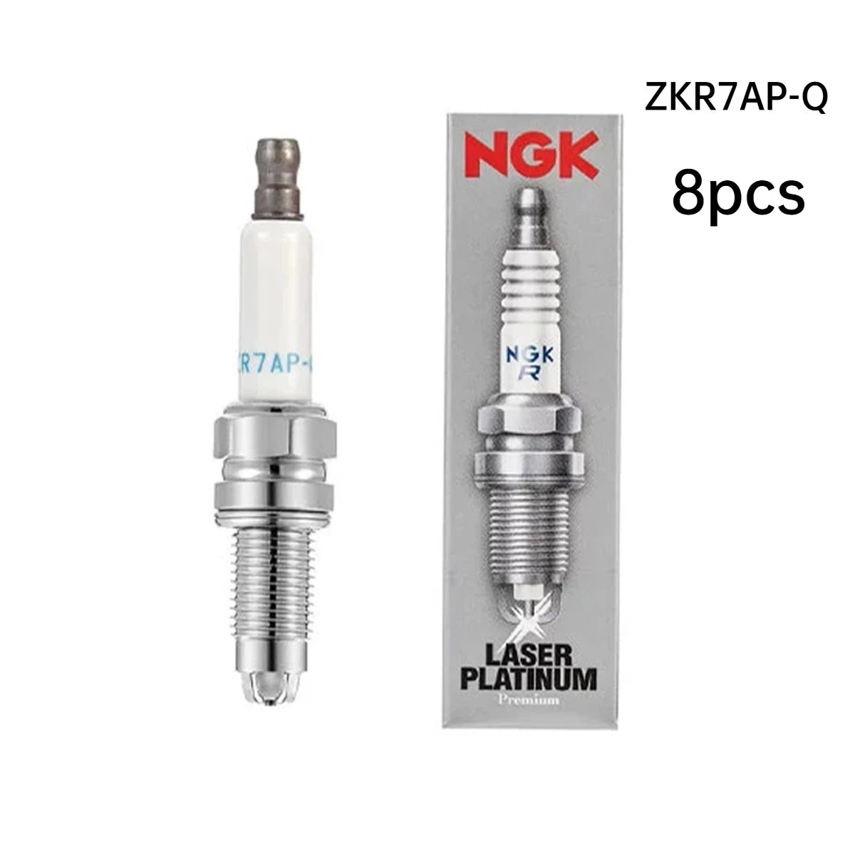 NGK ZKR7AP-Q Platinum Spark Plug – Audi A8L & Touareg