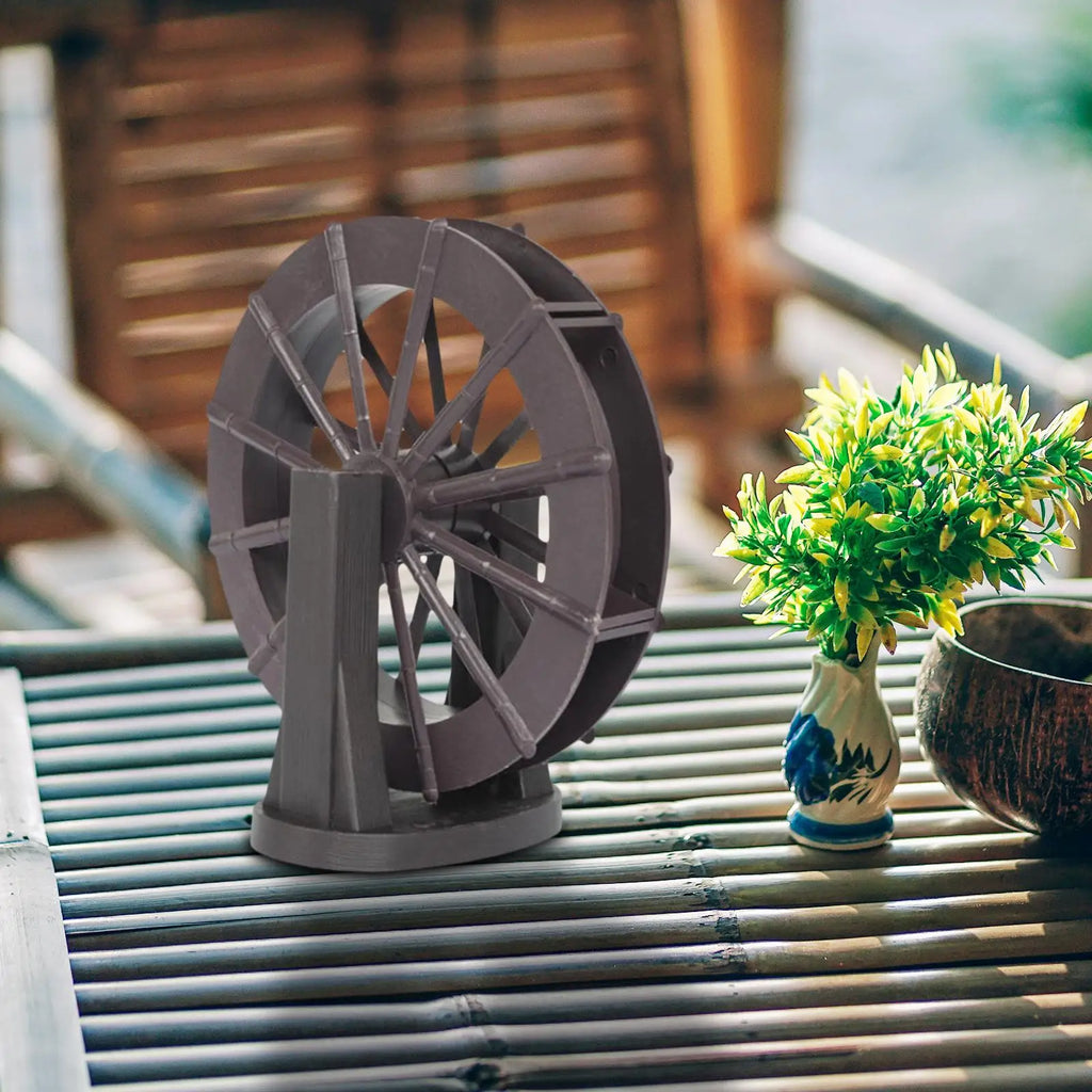 DIY Feng Shui Fountain Water Wheel & Bracket – Desk Decor