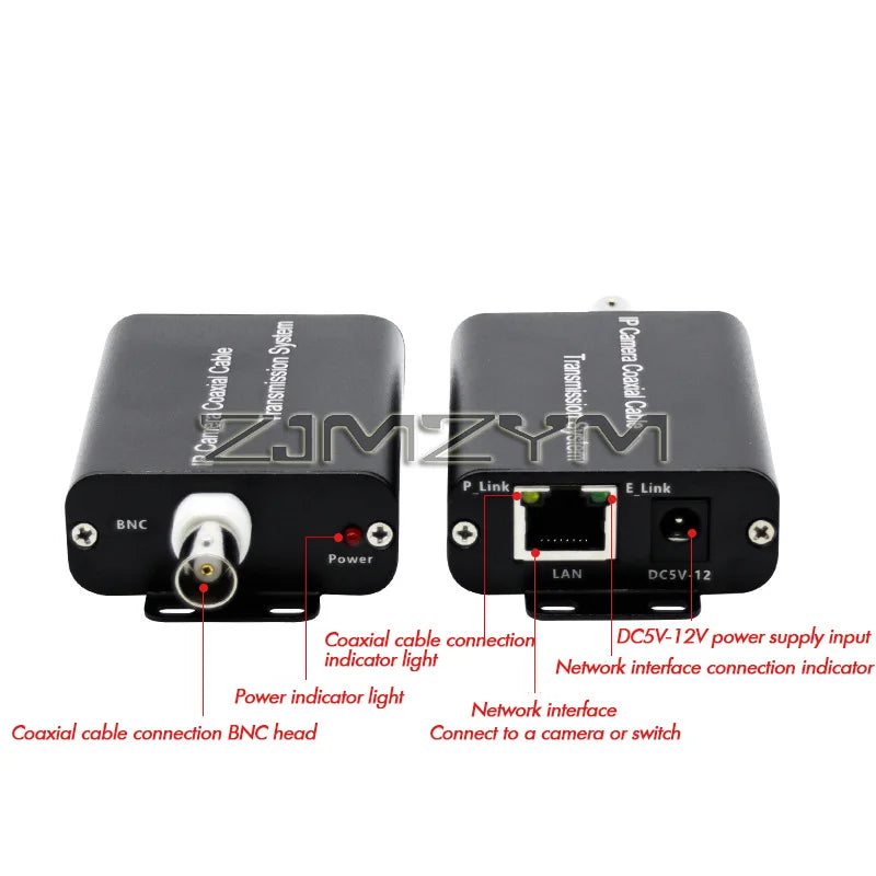 IP Network Extender Coaxial to HD Digital Signal Converter