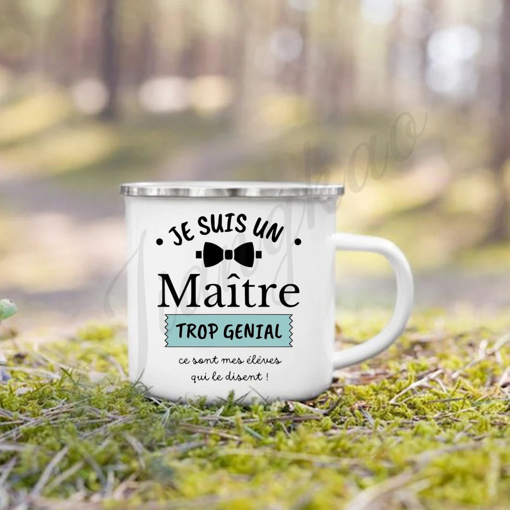 Wonderful Teacher Enamel Mug | Teacher's Day Gift Coffee Cup