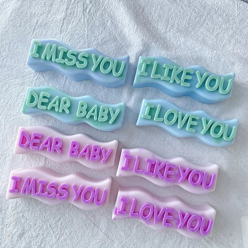 "I Love You" 3D Silicone Mold – Candle, Soap & Resin DIY