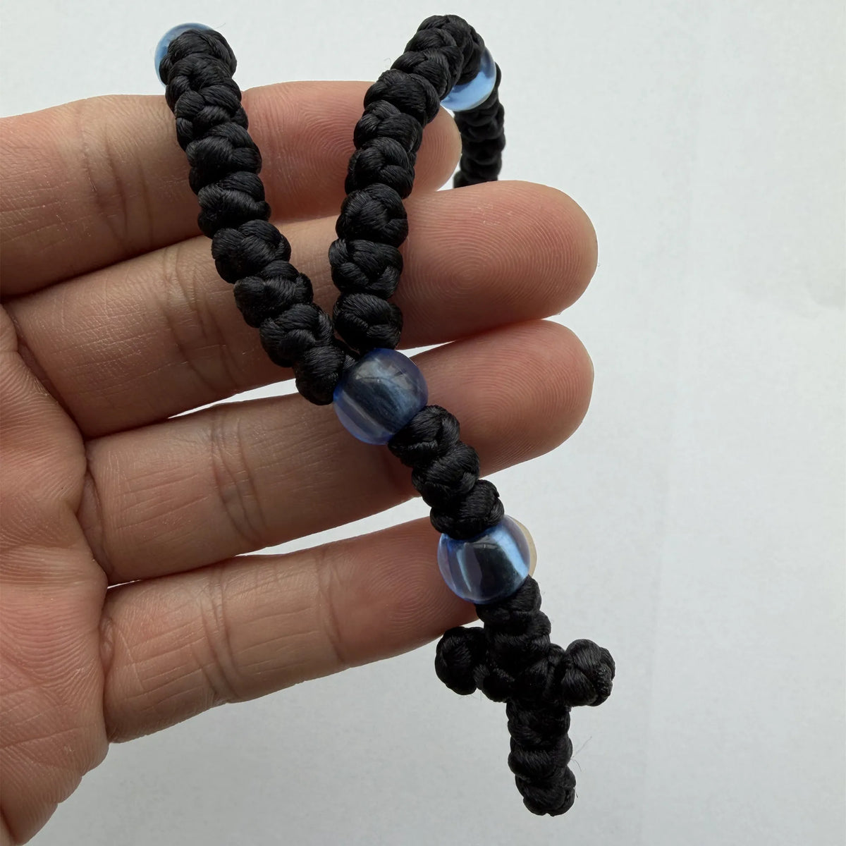 Orthodox Wooden Prayer Beads Rosary Bracelet – Rope & Fabric