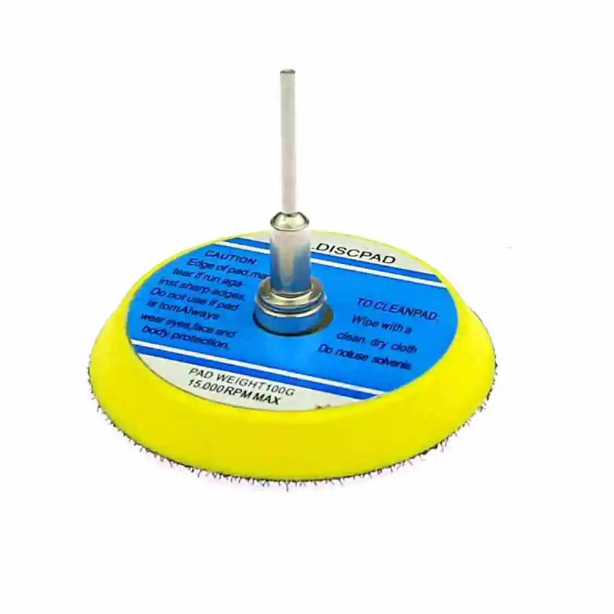 Sanding Back-Up Pad Holder & 3mm Mandrel for Sanding Disc