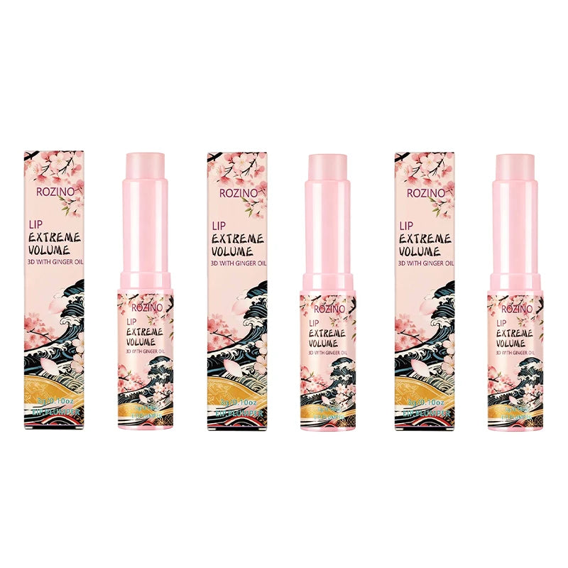ROZINO 3D Plumping Lip Balm – Moisturizing & Glossy