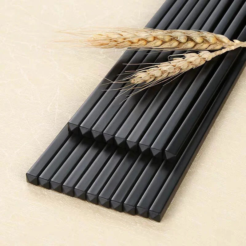 Non-Slip Reusable Alloy Chopsticks | Sushi & Dining Set
