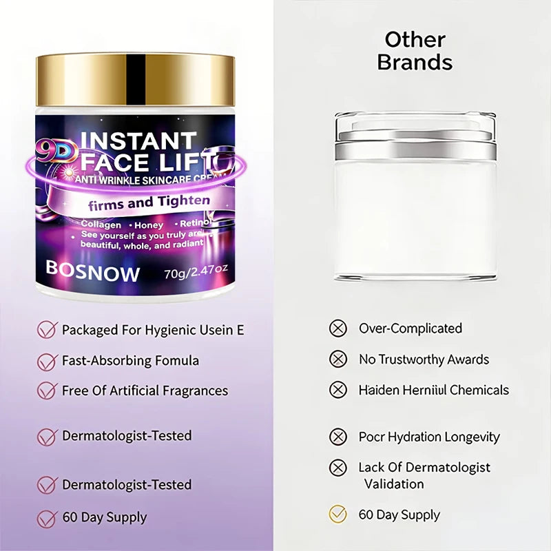 Bosnow 9D Firming Cream – Retinol, Collagen & Niacinamide