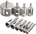 10-Piece Diamond Drill Bit Set – Glass, Tile & Marble