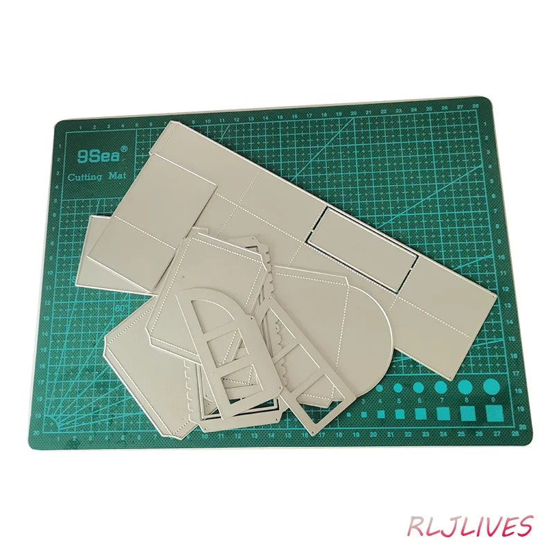 Jewelry Storage Box Metal Cutting Dies – DIY Scrapbooking Set