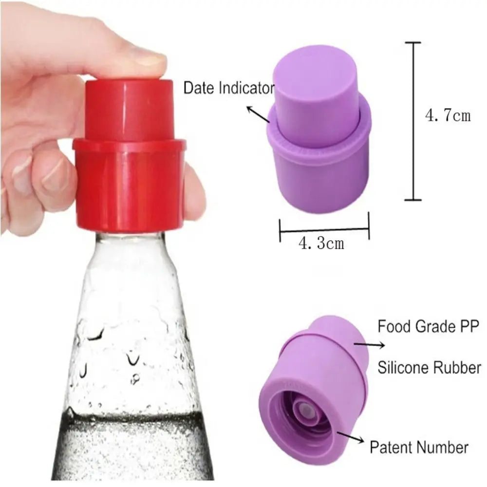 Carbonation Keeper Pump Bottle Stopper – Fizz Saver Cap
