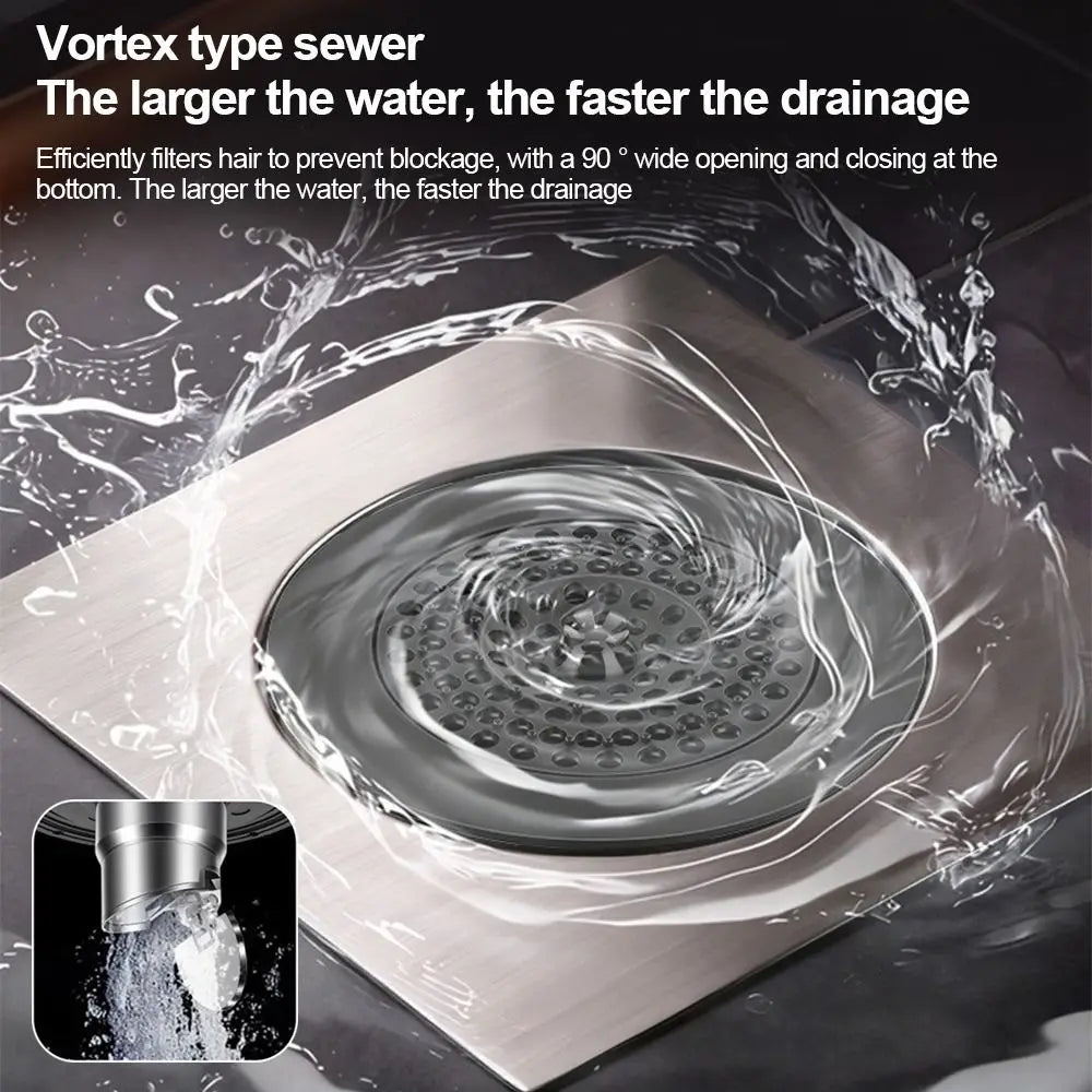 Anti-Odor Floor Drain Cover | Fast Drainage Shower Strainer