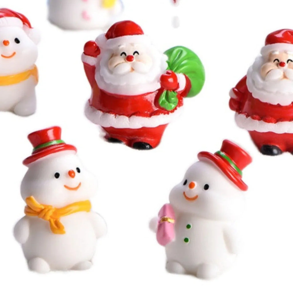 Mini Resin Christmas Figurine – Santa, Snowman & Sea Lion