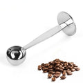 2-in-1 Coffee Measuring Spoon & Tamper with Stand | Stainless