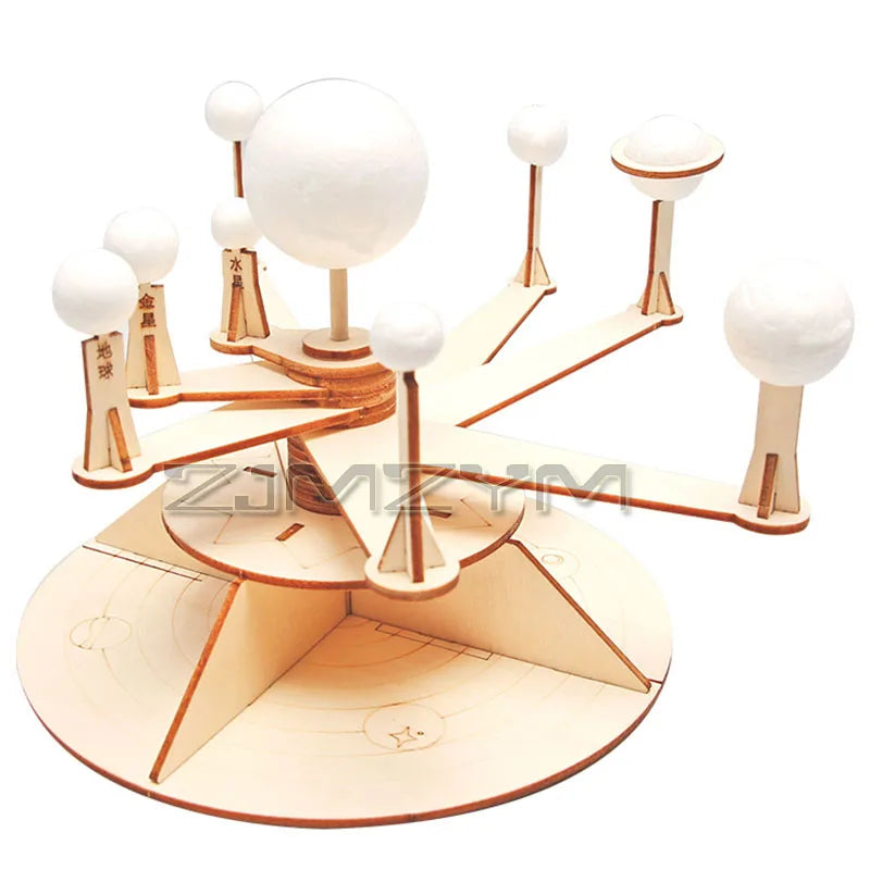 DIY Wooden Solar System Model Kit – STEM Science Toy Ages 7+