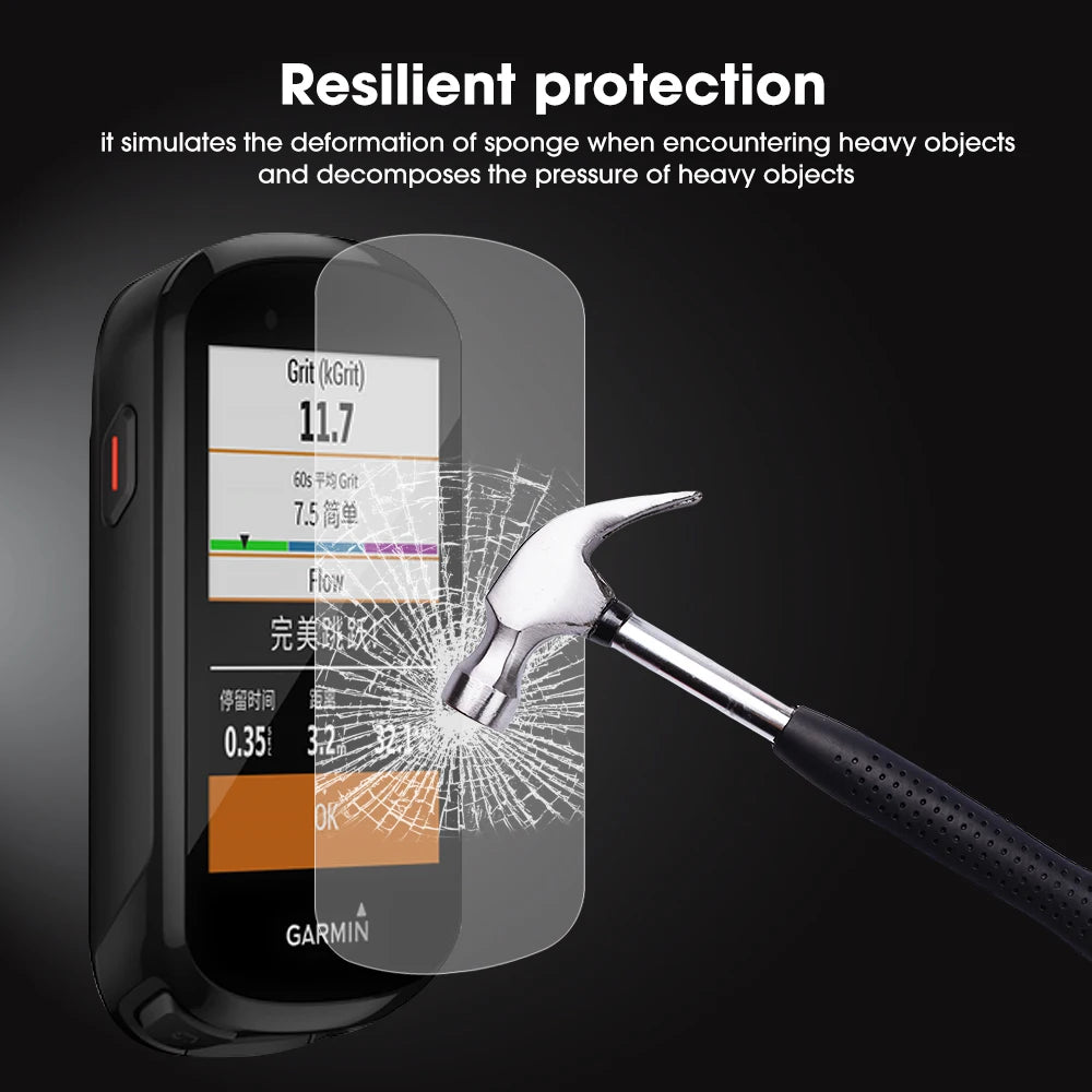 Tempered Glass Screen Protector for Garmin Edge GPS
