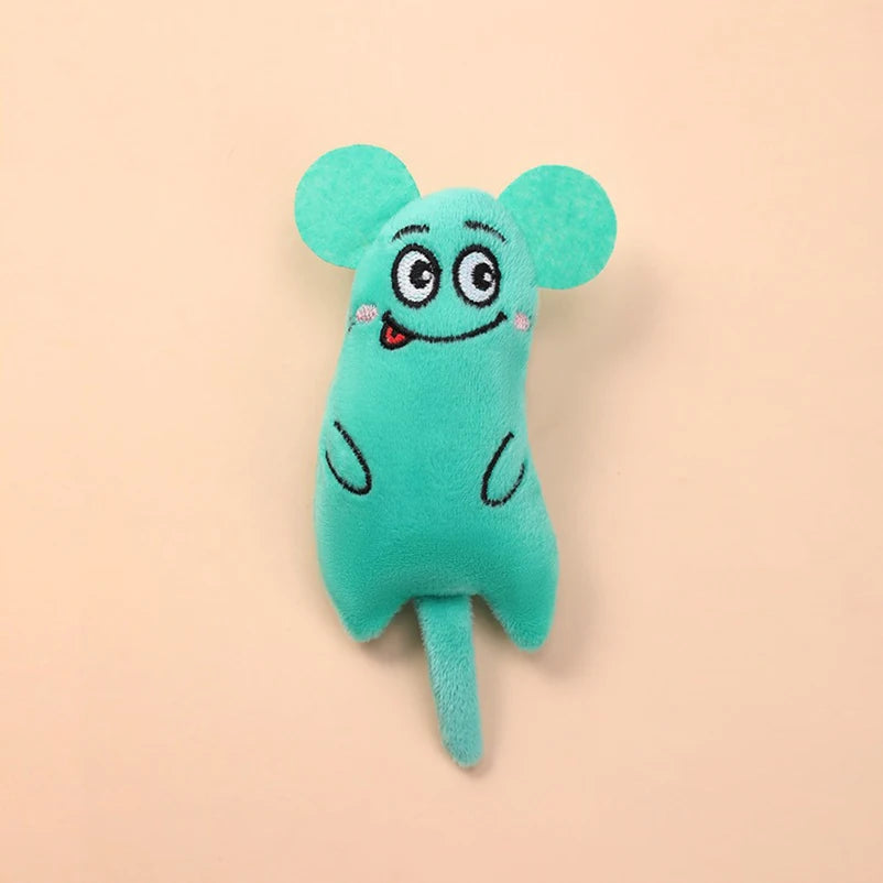 Cartoon Plush Chew Toy for Cats & Dogs – Interactive Doll