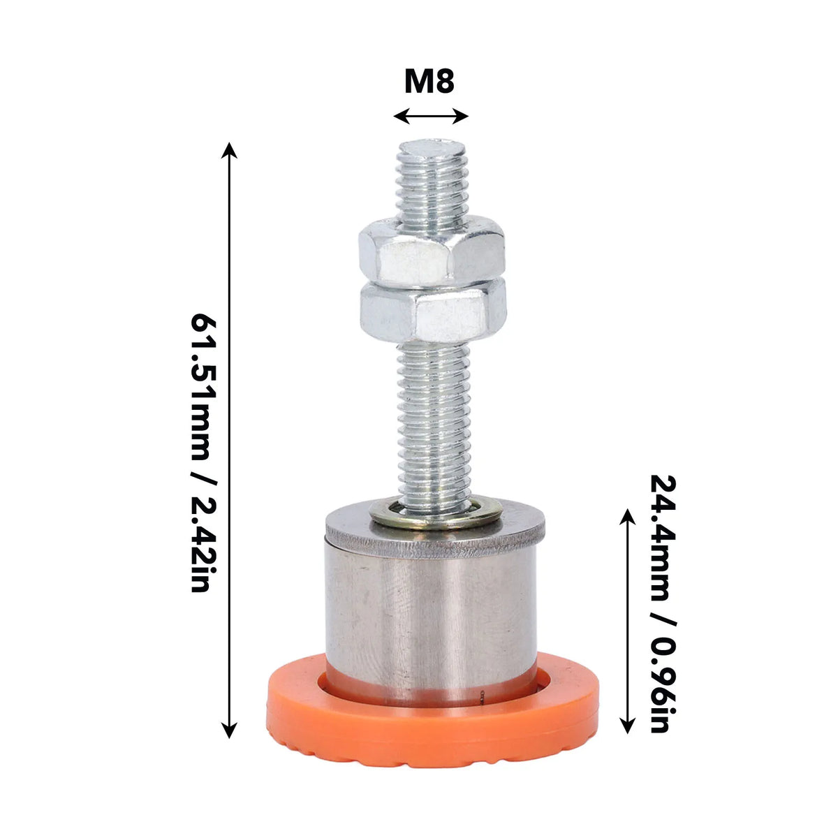 Cutting Machine Leveling Foot Pads – Anti-Slip Stainless Steel