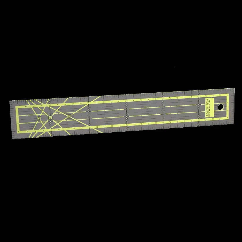 Hard Plastic Patchwork Quilting Ruler – Rectangle Sewing Tool