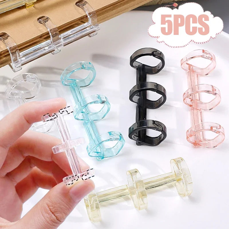 Removable Loose-Leaf Binder Rings – 3-Hole Spring Clip Rings
