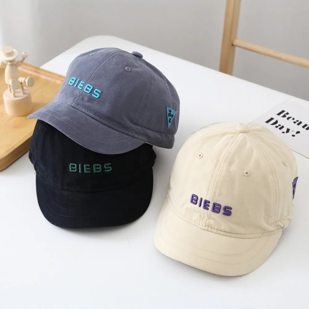 Unisex Short Brim Baseball Cap – UV Protection Adjustable Hat