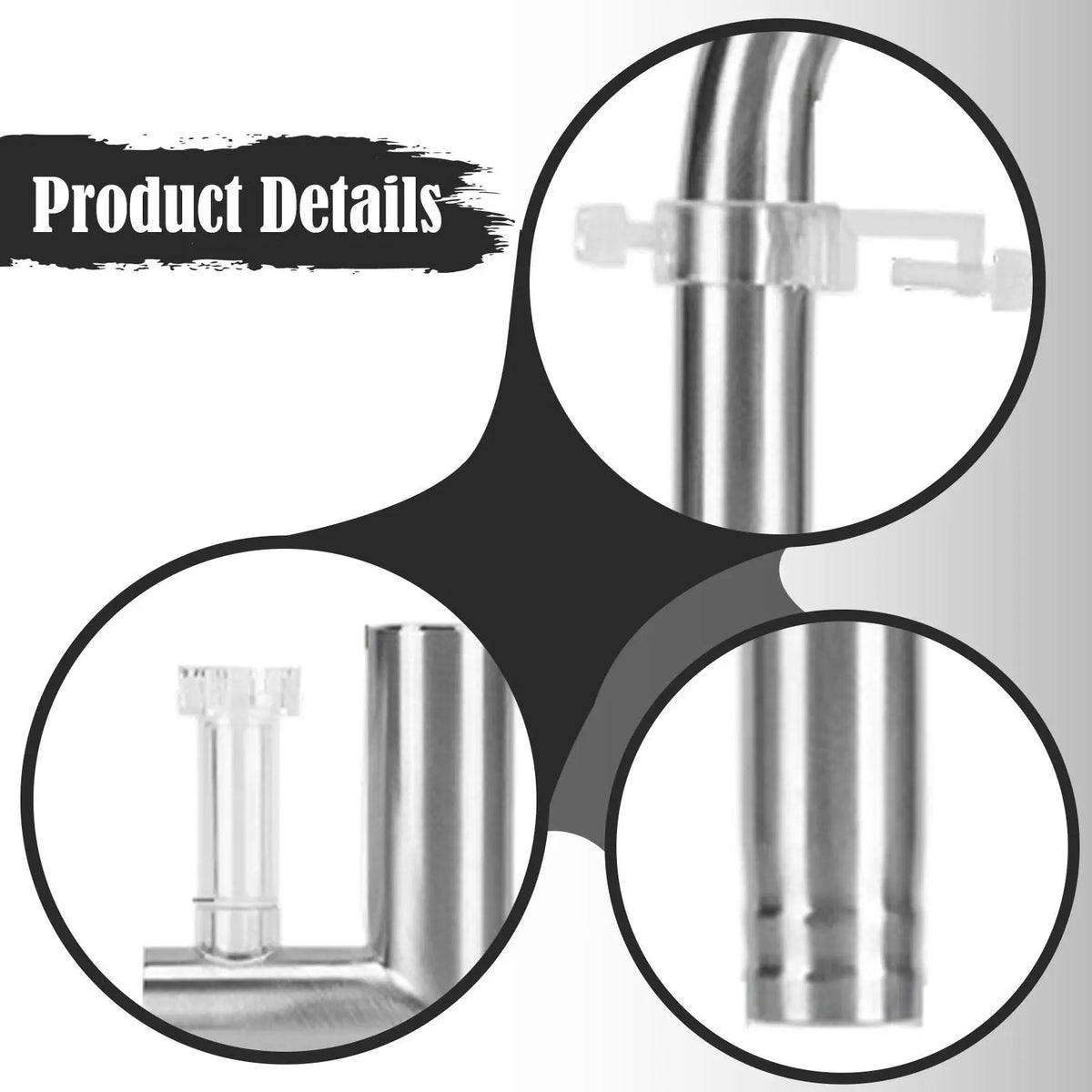 Stainless Steel Aquarium Lily Pipe Set – Oil Film Skimmer