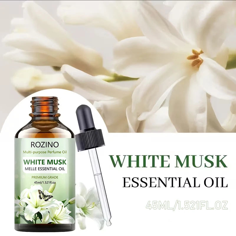 ROZINO White Musk Essential Oil – Moisturizing Fragrance Oil