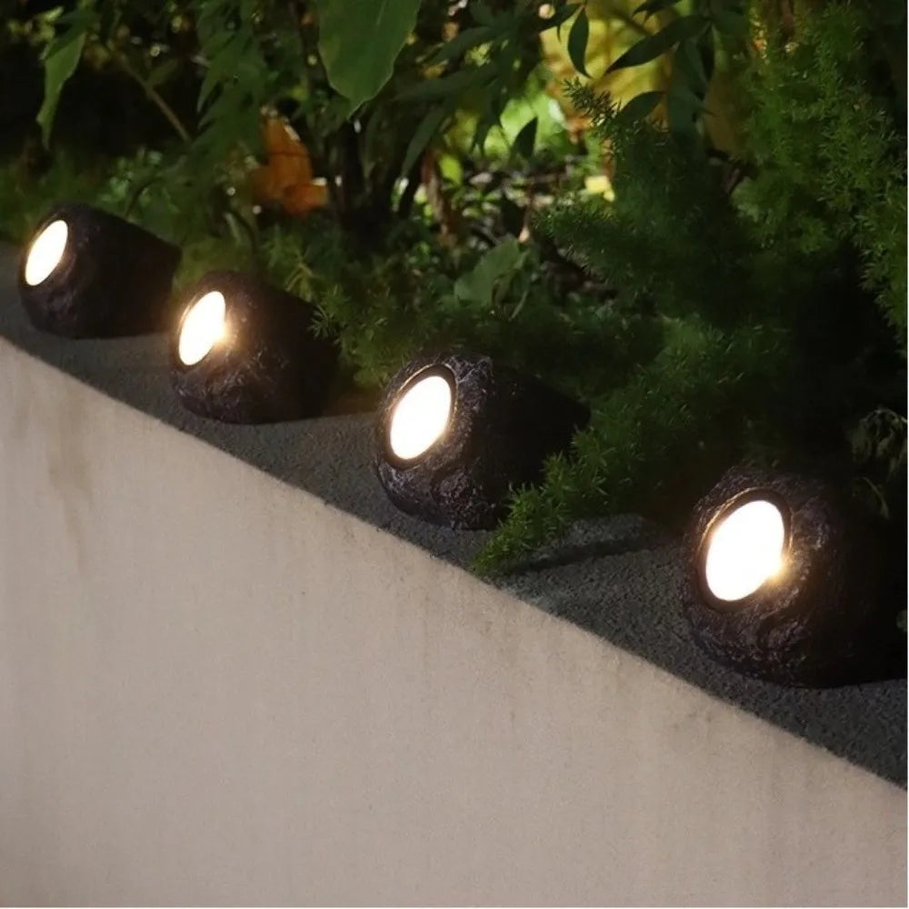 Solar Rock Garden Light – Waterproof Outdoor Lawn Lamp