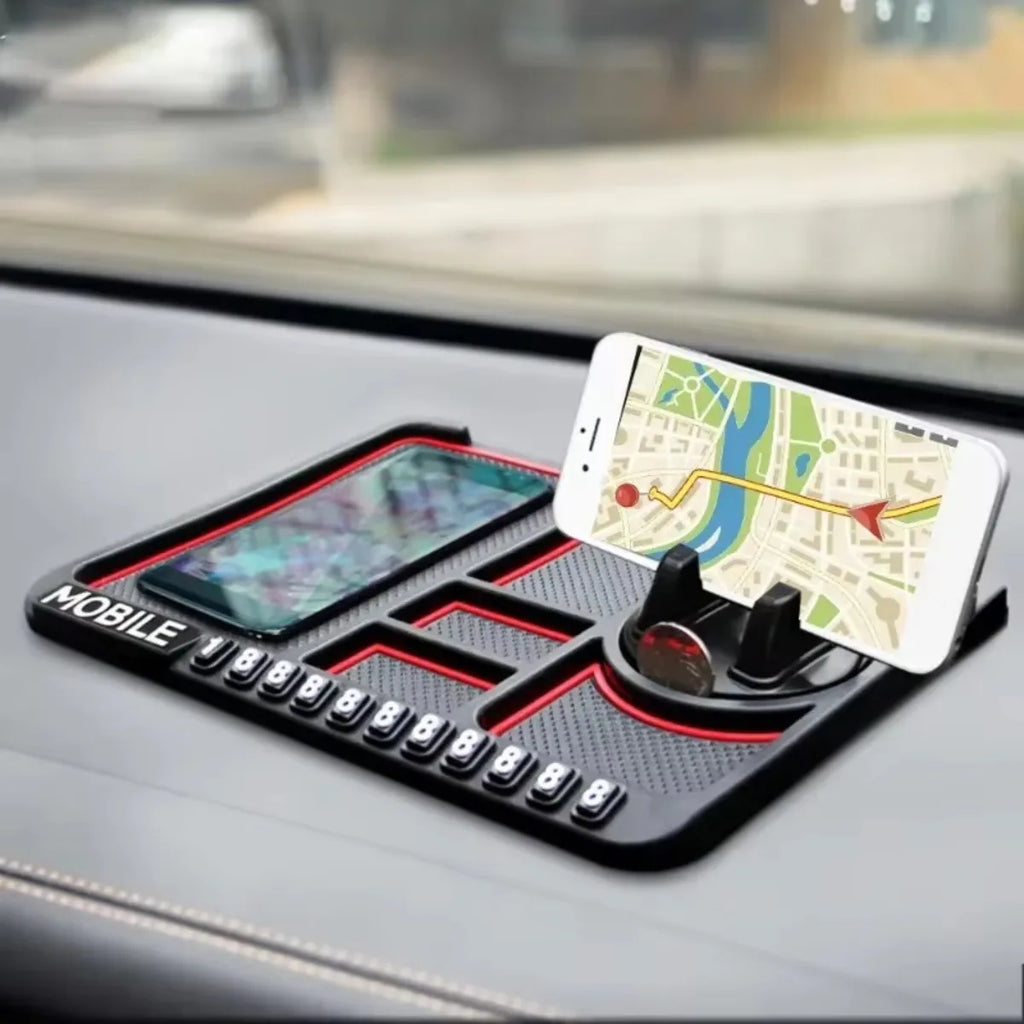 360° Rotatable Car Phone Holder Anti-Slip Dashboard Mat