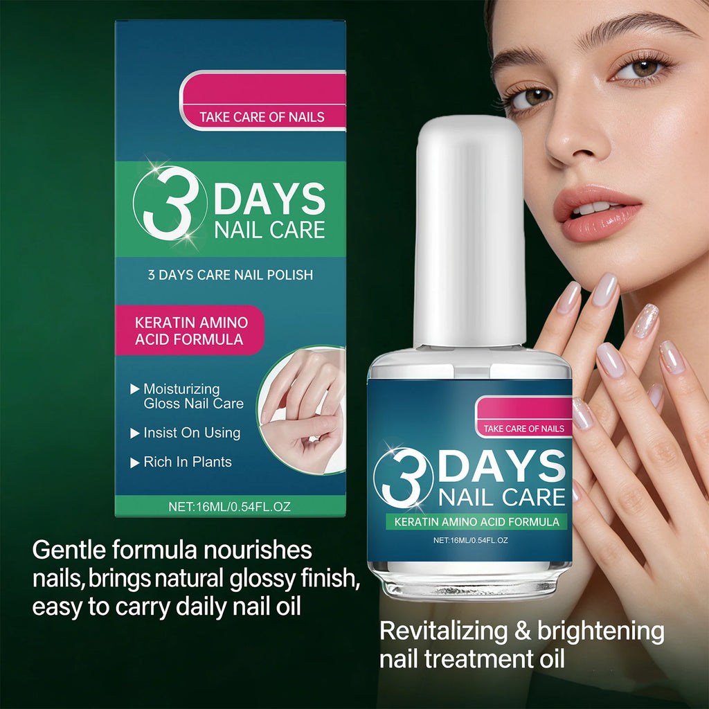 3-Day Nail Care Polish – Keratin & Amino Acid Treatment