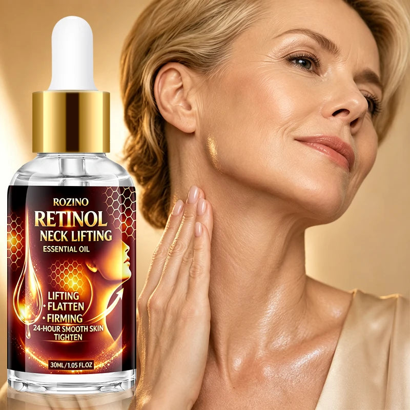 ROZINO Retinol Neck Smoothing Essence Oil | 30ml Serum