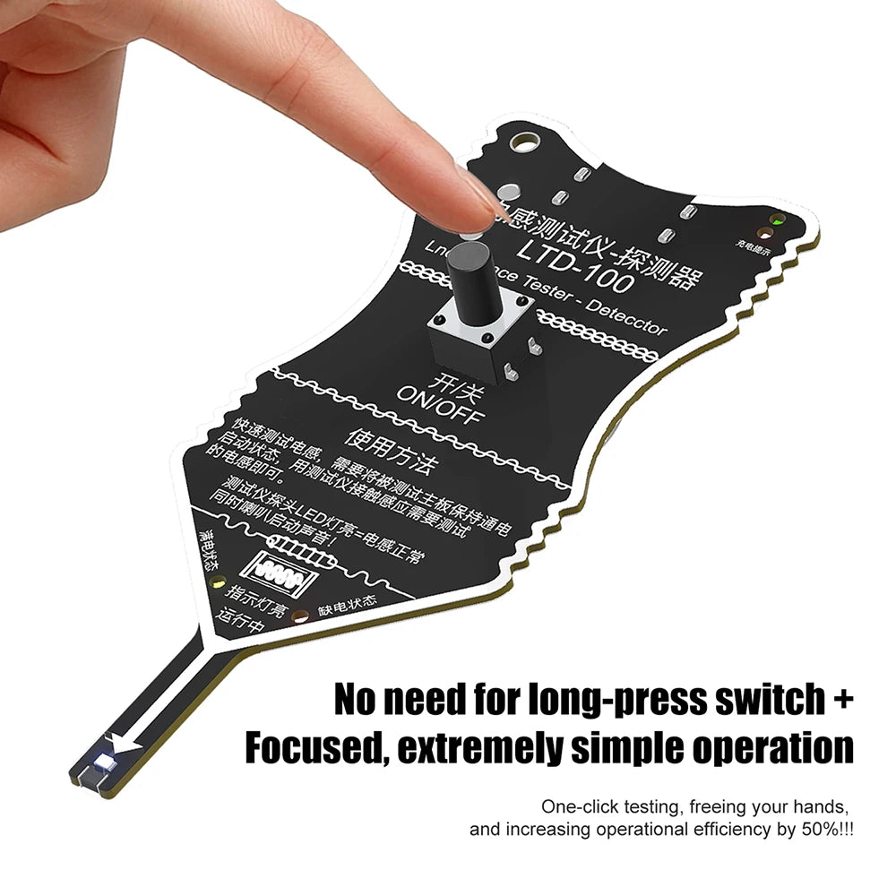 LTD-100 Rechargeable Inductance Tester | Motherboard Coil Tester