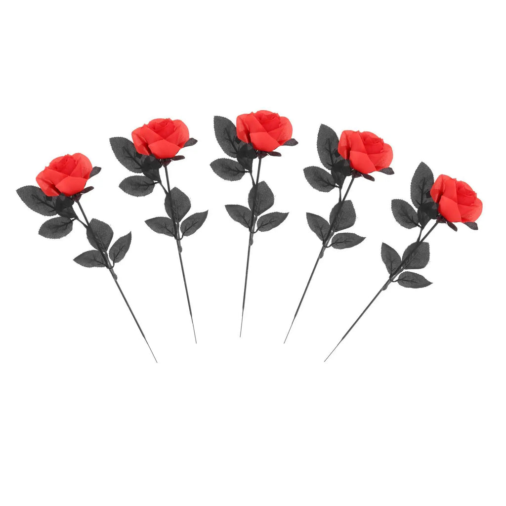 Long Stem Halloween Faux Rose Bouquet | Table Centerpiece
