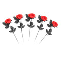 Long Stem Halloween Faux Rose Bouquet | Table Centerpiece