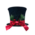 Christmas Tree Top Hat Topper – Striped Polyester Ornament