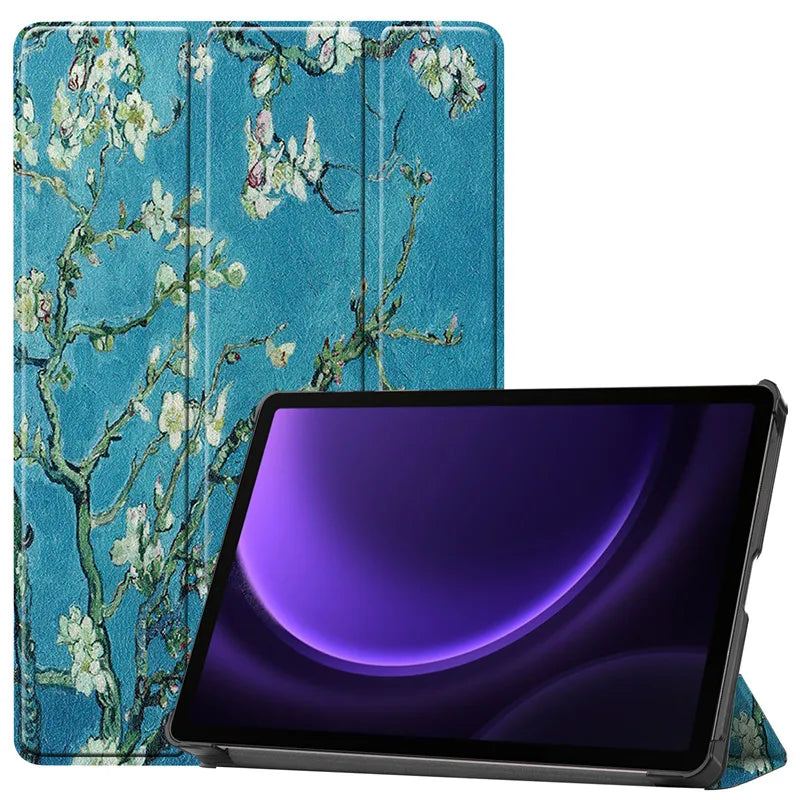 Samsung Galaxy Tab S9 FE 10.9" Tri-Fold PU Leather Smart Case