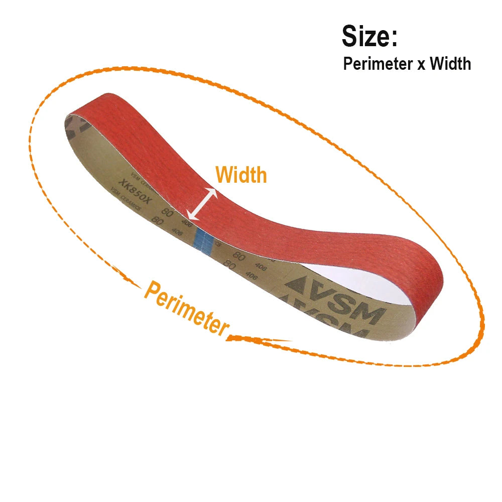 4-Pack XK850X Ceramic Sanding Belts 4x36 in. – Heavy Metal Grinding
